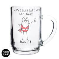 Personalised Purple Ronnie Christmas Santa Tankard Extra Image 1 Preview